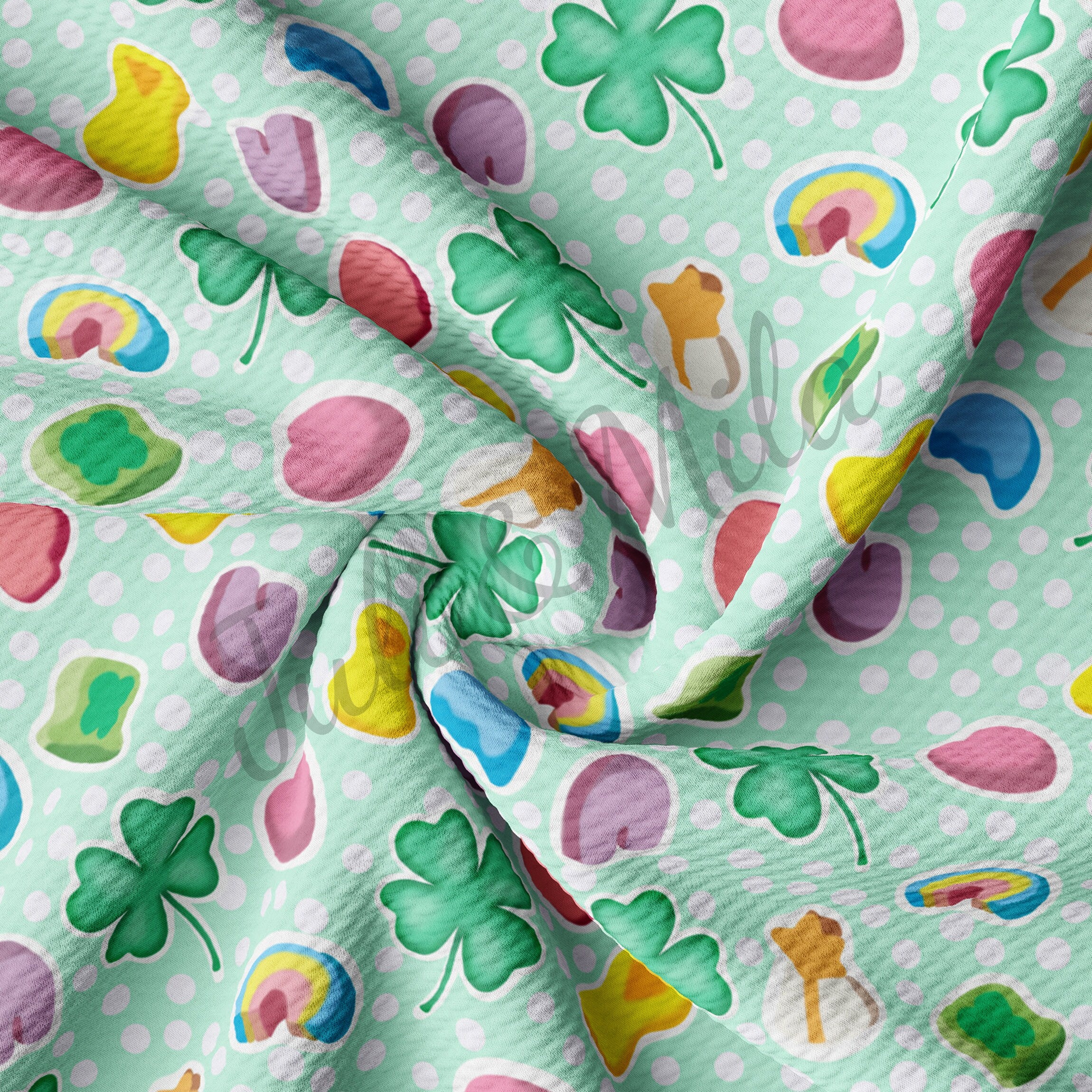 St. Patrick's day Bullet Fabric Patrick13 – Fabric4ever