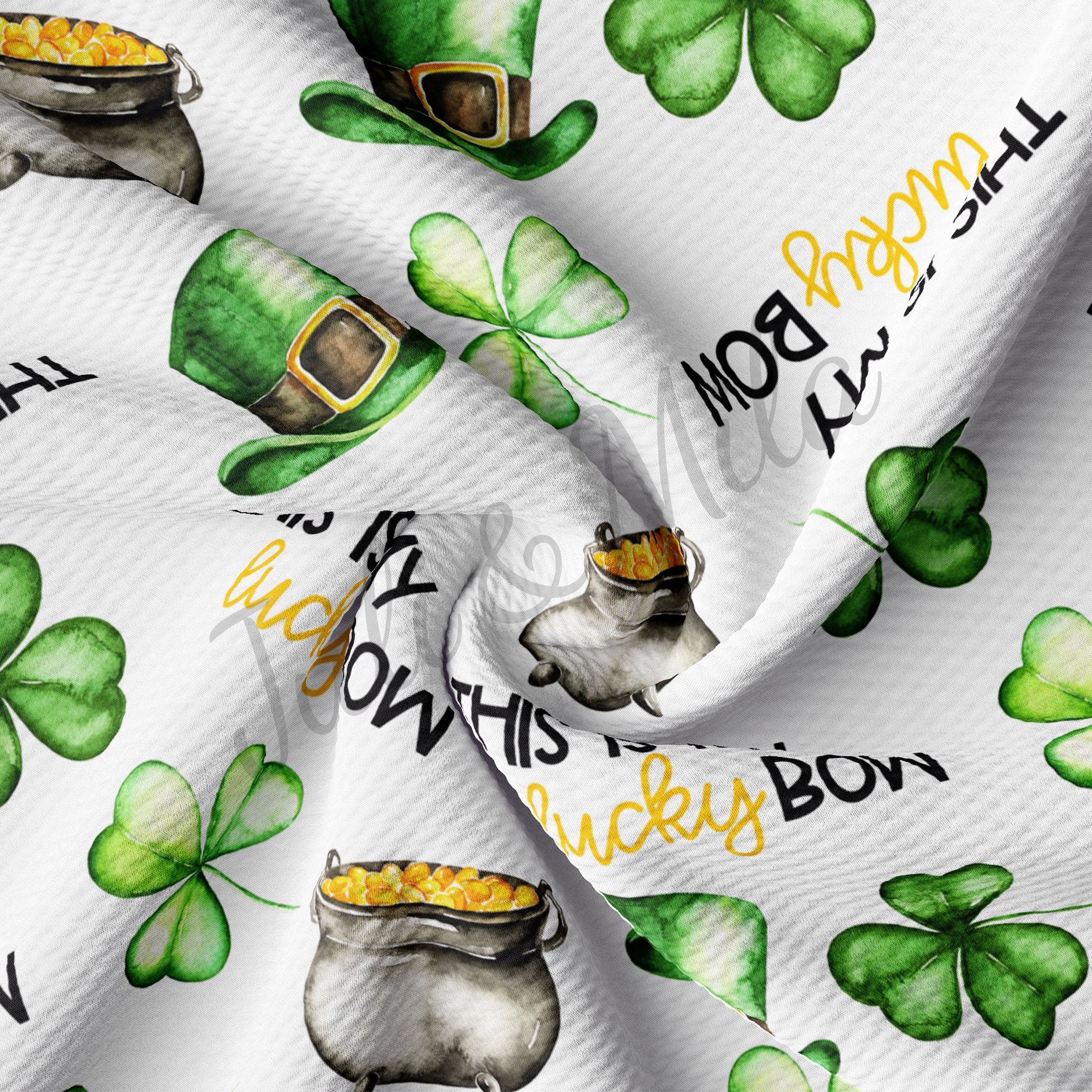 St. Patrick's day Bullet Fabric Patrick13 – Fabric4ever