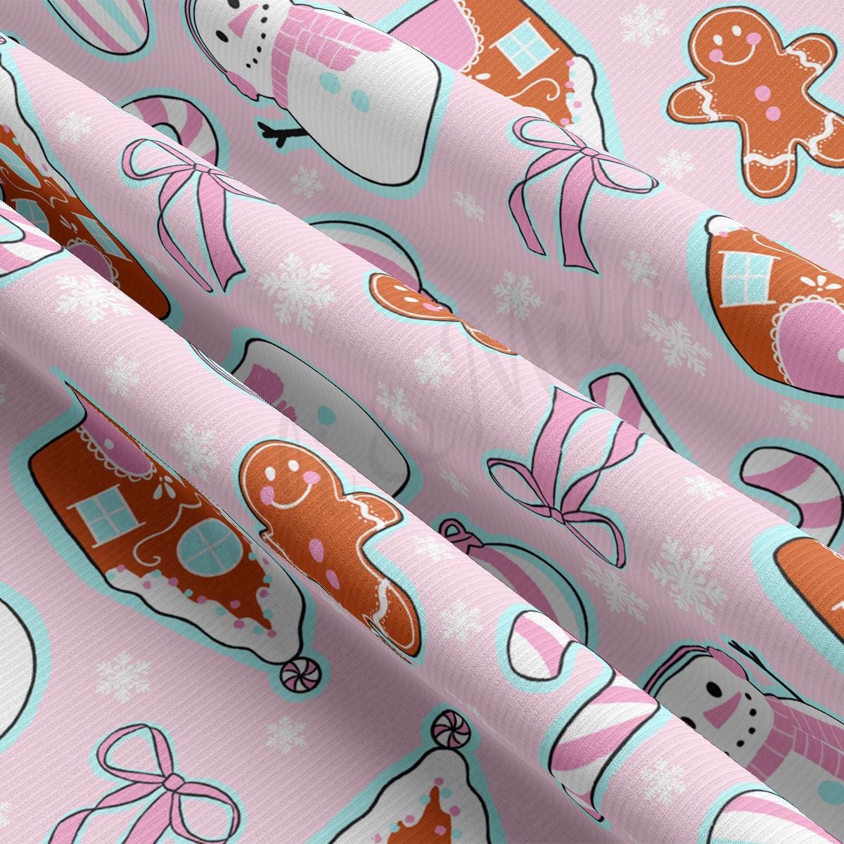 a close up of a pink wrapping paper