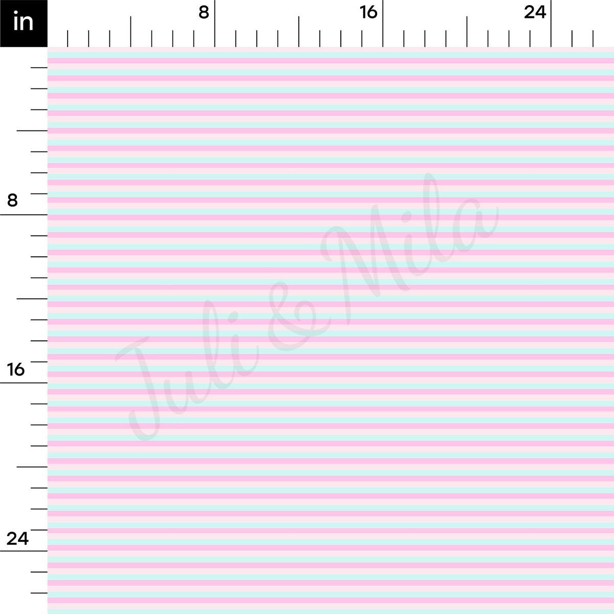 a ruler with pink and white lines on it