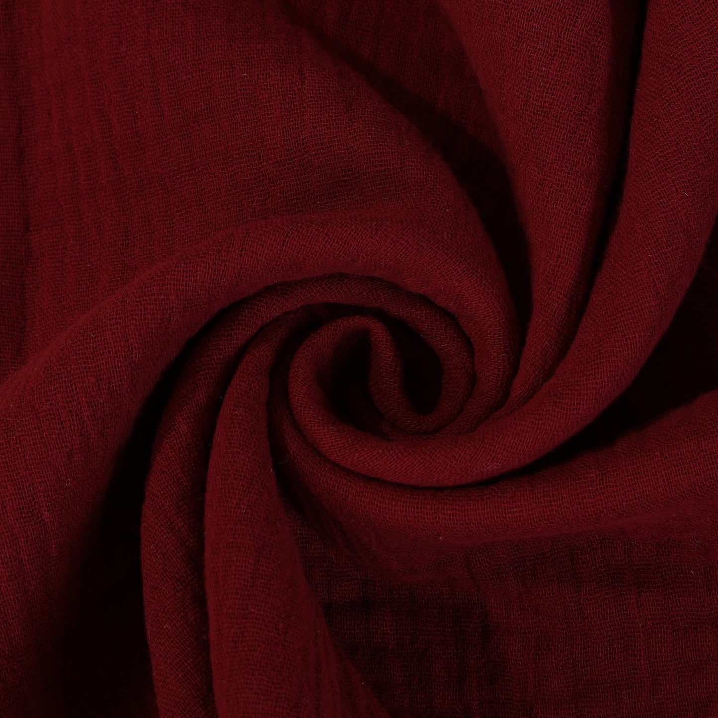 Burgundy Double Gauze Muslin Fabric