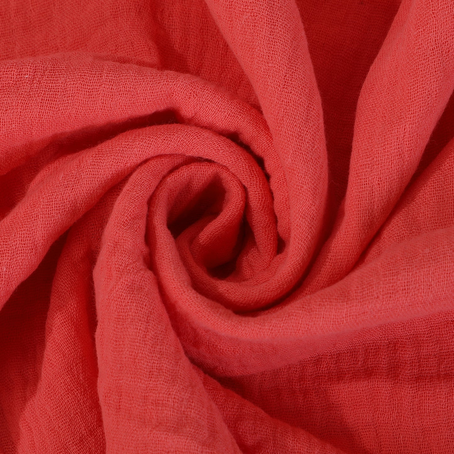 Coral Double Gauze Muslin Fabric