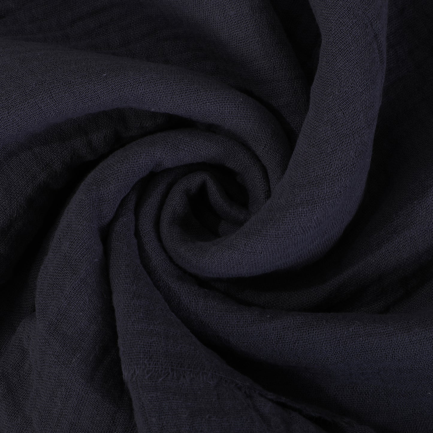 Dark Gray Double Gauze Muslin Fabric