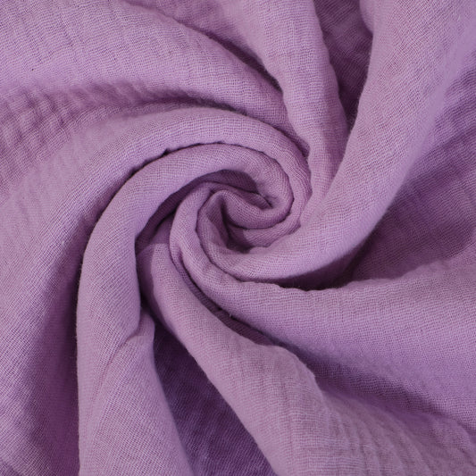 Lavender Double Gauze Muslin Fabric