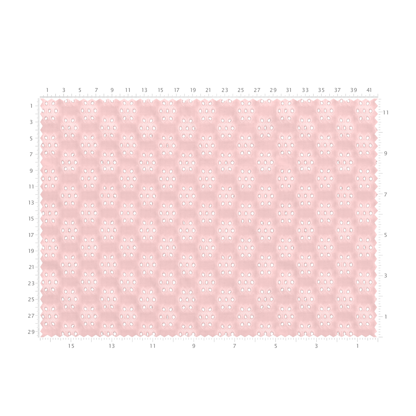 Eyelet Fabric - Light Pink