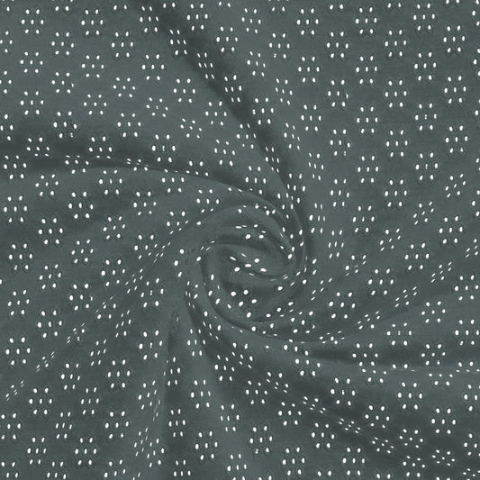 Eyelet Fabric Army Green