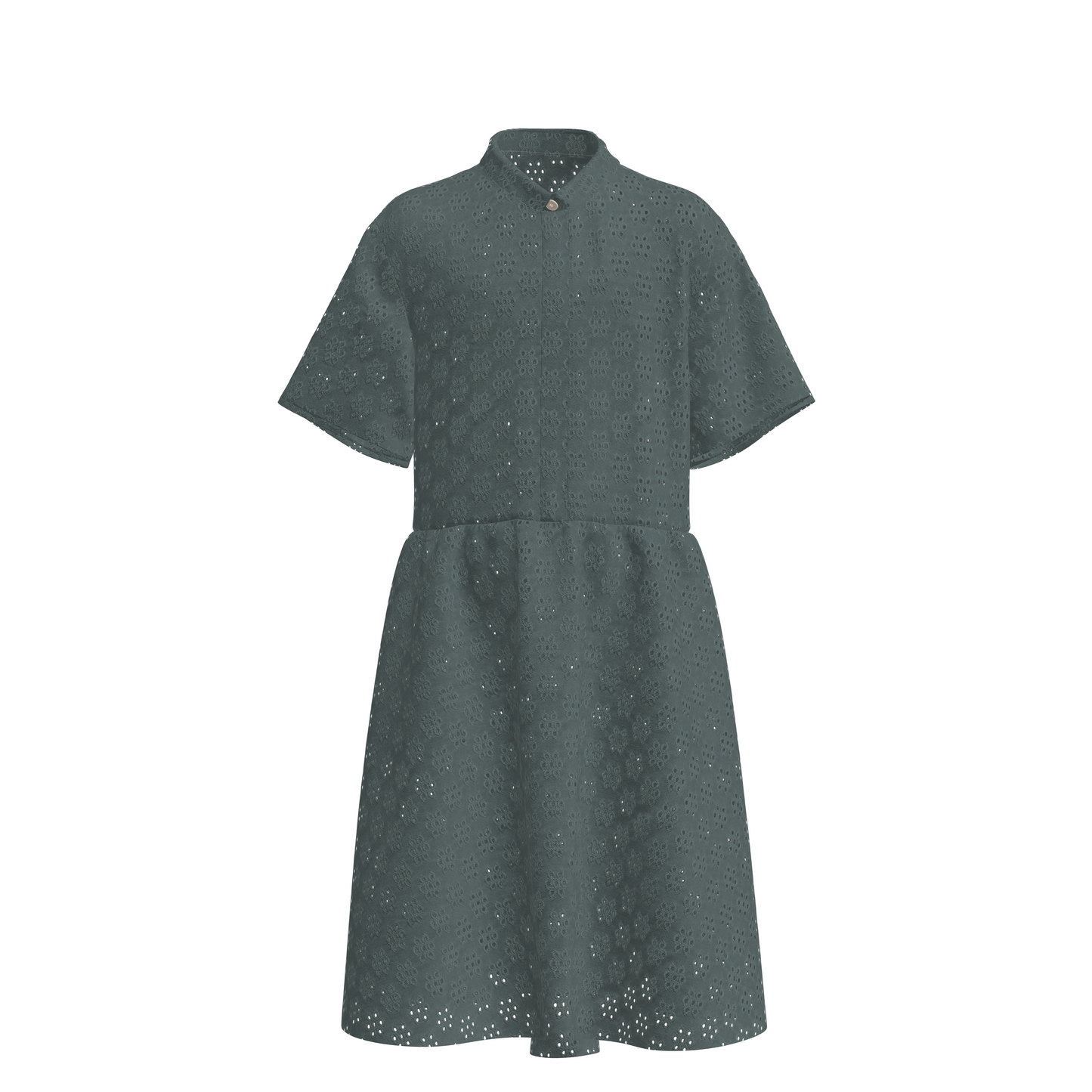 Eyelet Fabric Army Green