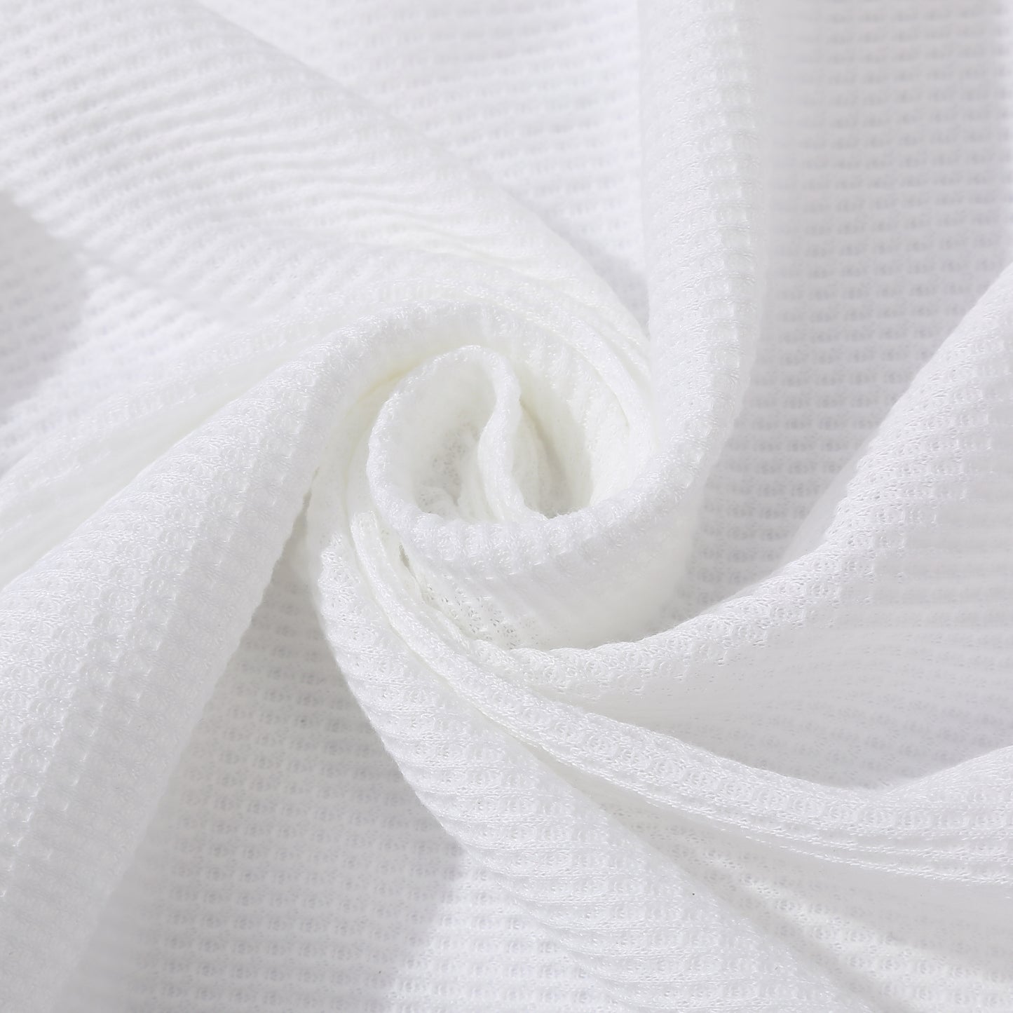 Waffle Stretchy Polyester Fabric 220 GSM