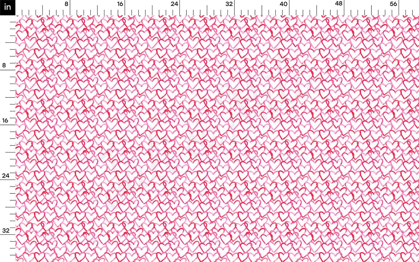 a red and white pattern on a white background