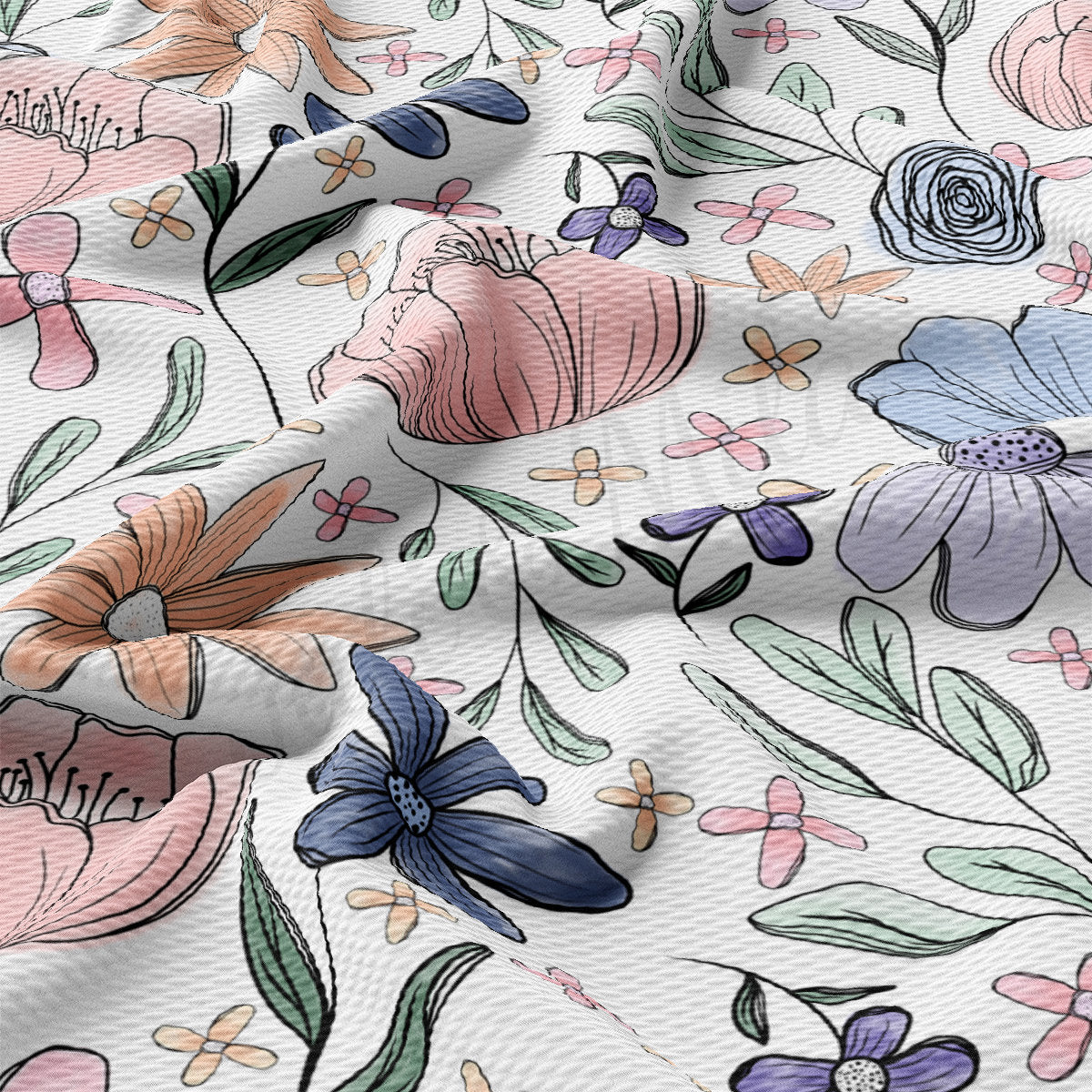 Floral Bullet Fabric AA2726