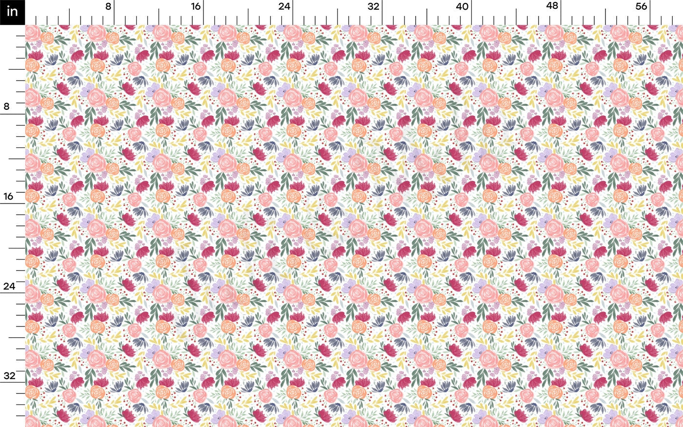 100% Cotton Fabric CTN2747 Floral