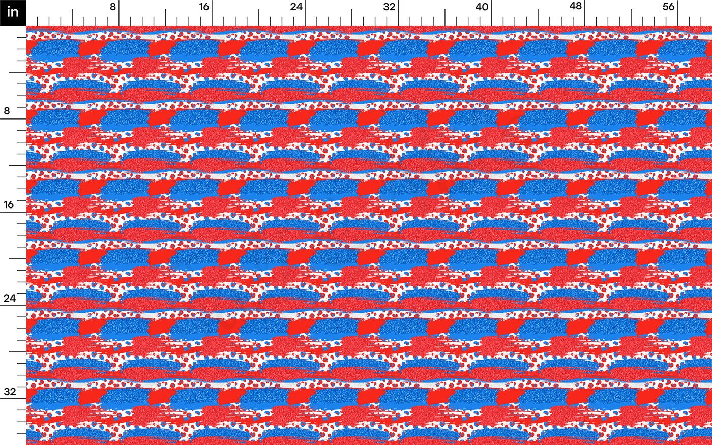 Rib Knit Fabric  RBK2740 4th of July Patriotic