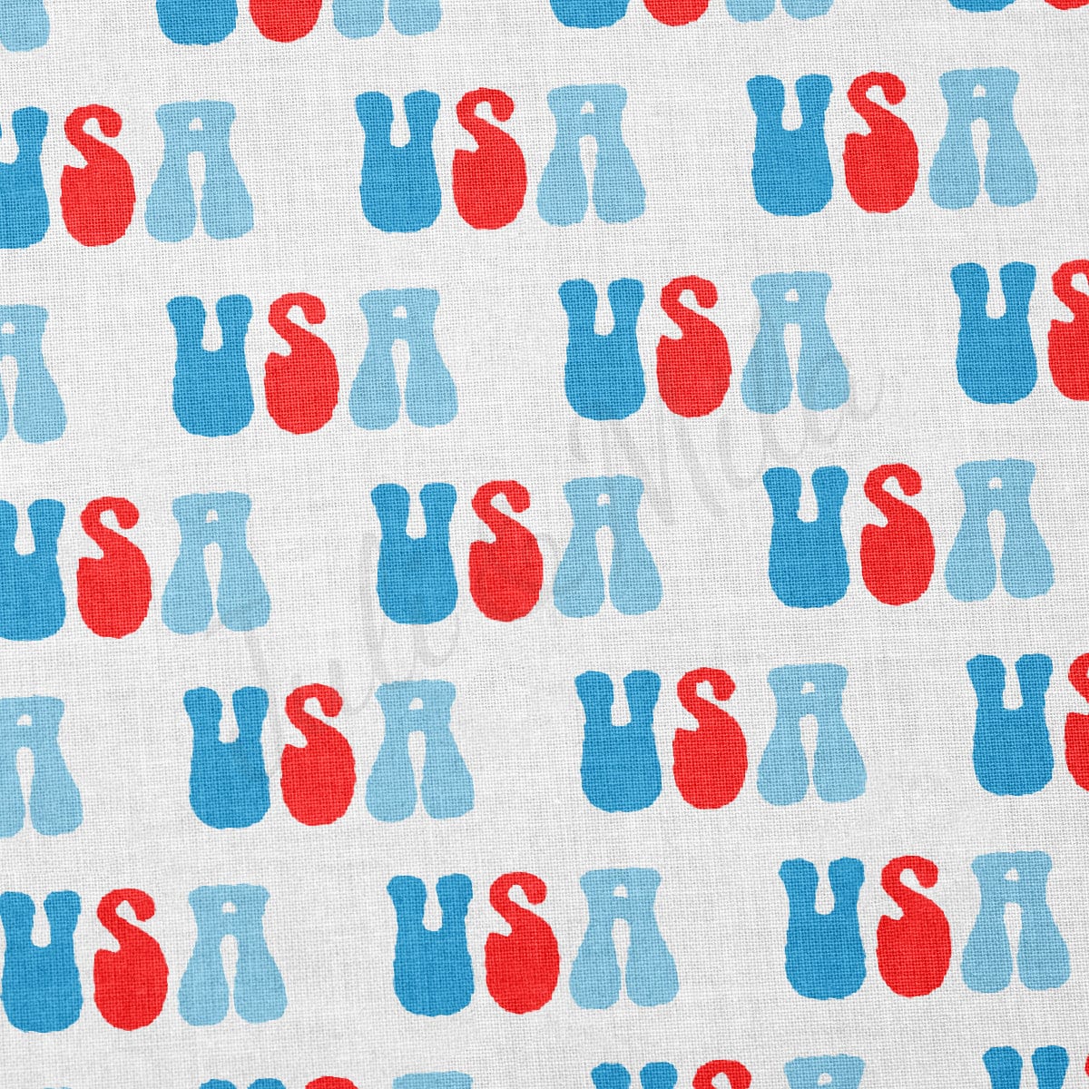 100% Cotton Fabric CTN2739 4th of July Patriotic