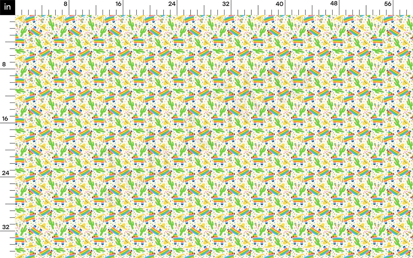 DBP Fabric Double Brushed Polyester DBP2708 Cinco De Mayo