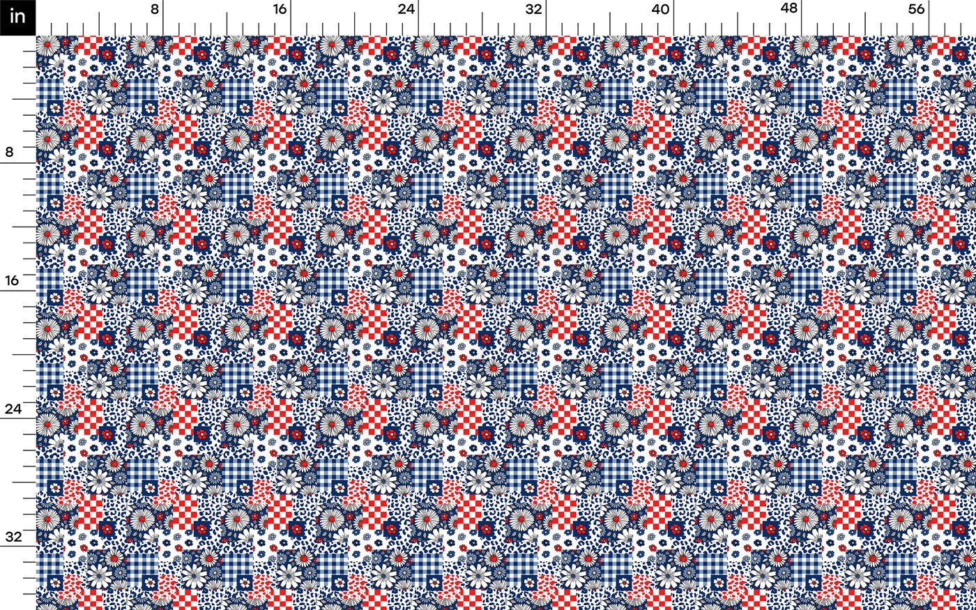 DBP Fabric Double Brushed Polyester Fabric DBP2736 4th of July Patriotic