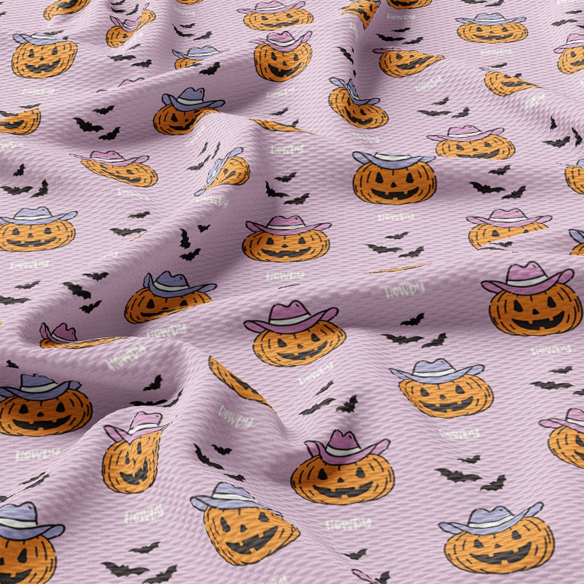 a pattern of pumpkins on a pink background