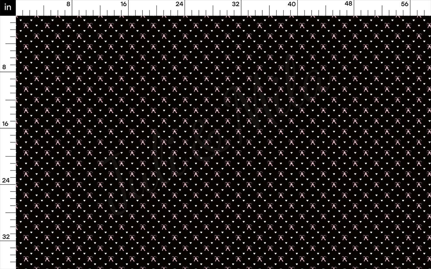 a black and white dotted background with pink dots