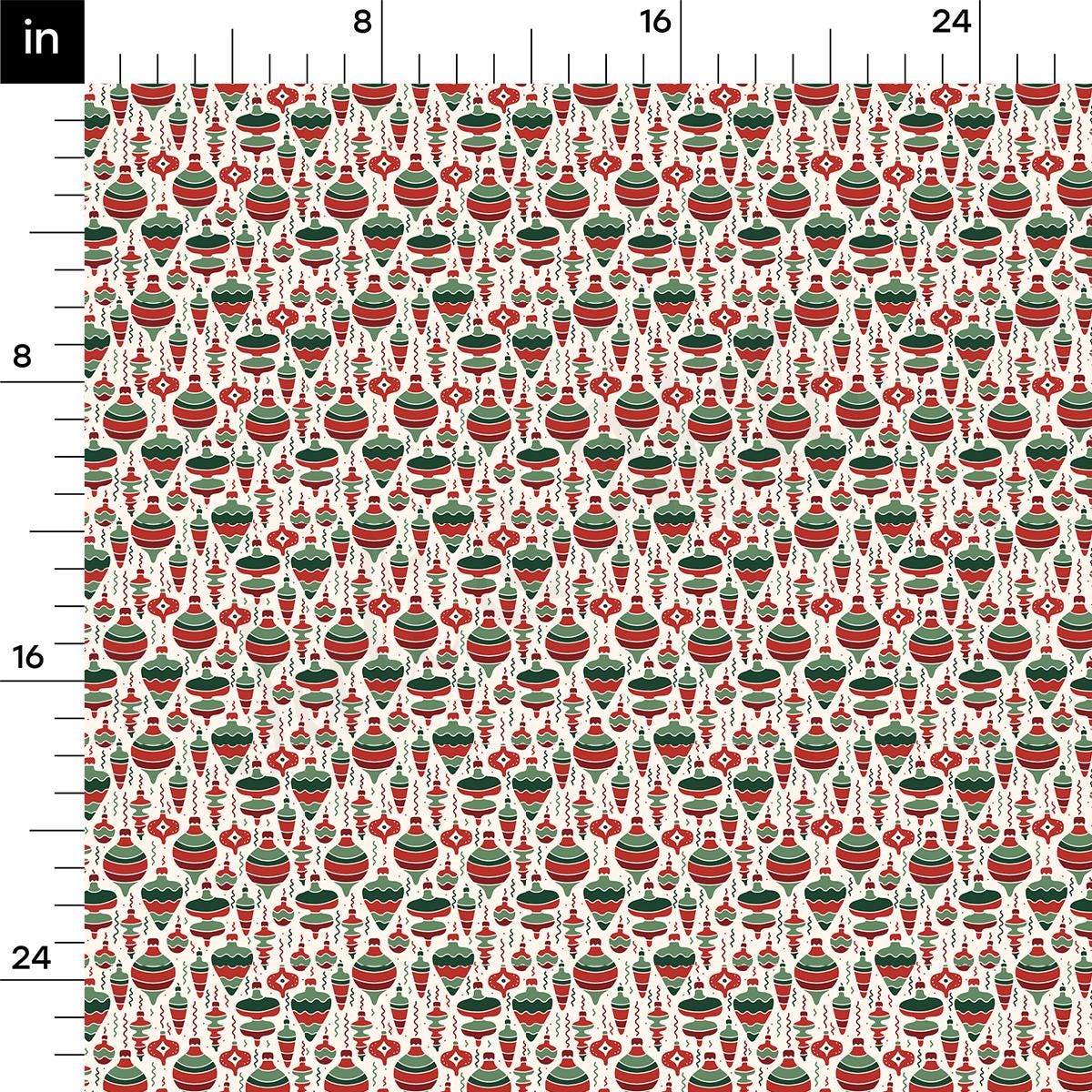 a red and green pattern on a white background