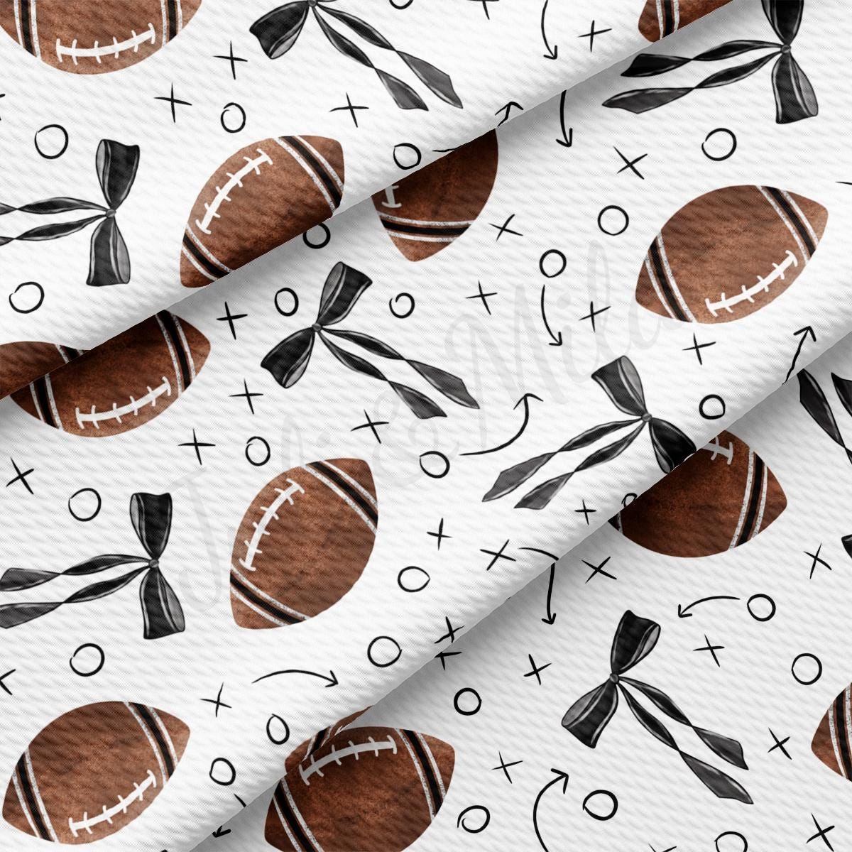 a white background with brown and black footballs