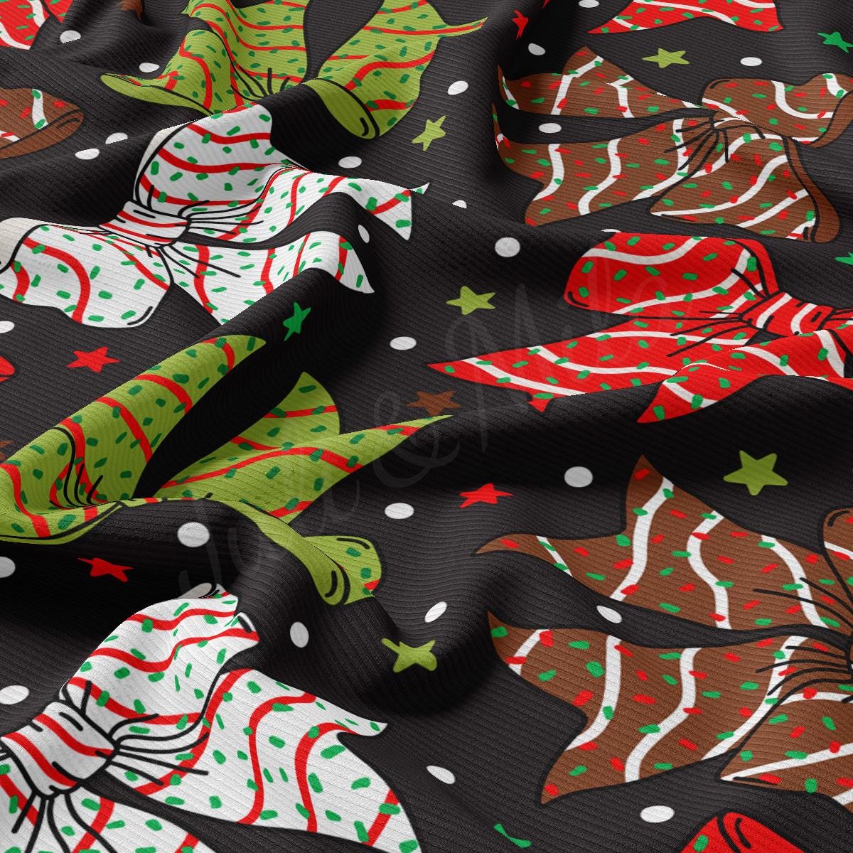 a black background with christmas trees and stars