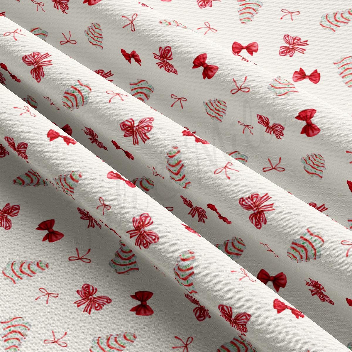 a close up of a red and white wallpaper