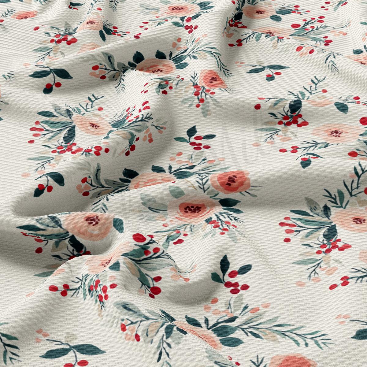 a close up of a floral print fabric