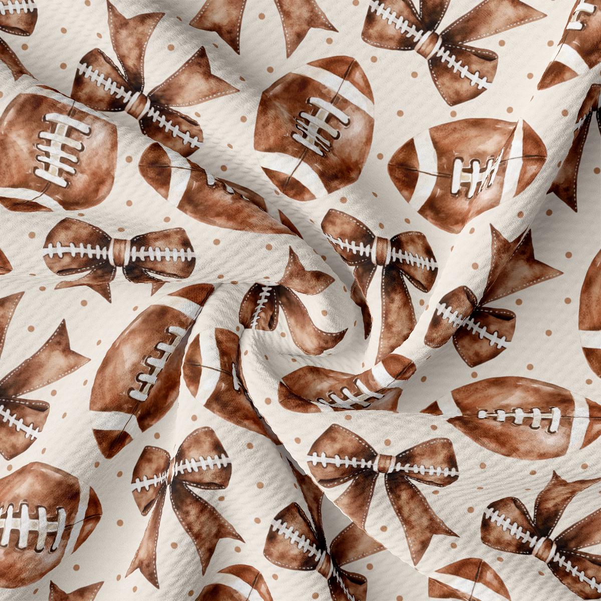 a pattern of footballs on a white background