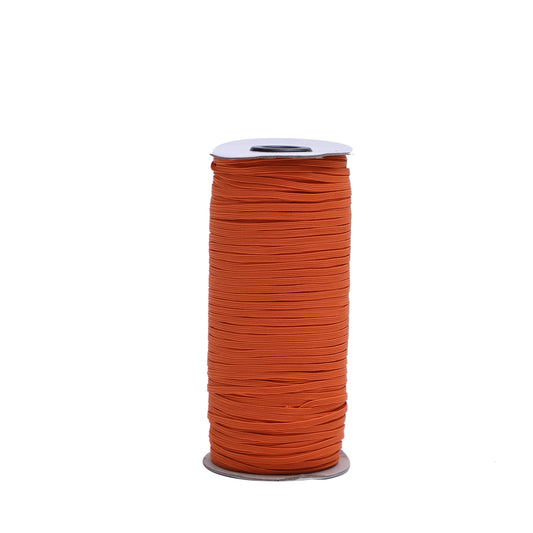 Orange 1/8 inch Elastic Roll - Elastic for Face Mask - Skinny Elastic - Elastic by the yard - Thin Elastic for Face Mask 3 mm Rope Cord