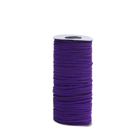 Purple 1/8 inch Elastic Roll - Elastic for Face Mask - Skinny Elastic - Elastic by the yard - Thin Elastic for Face Mask 3 mm Rope Cord