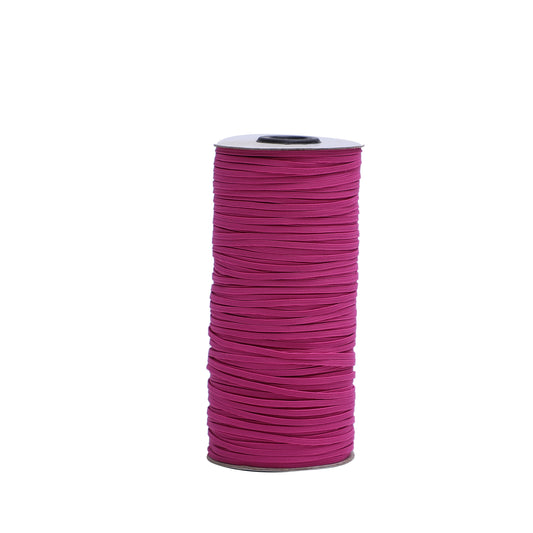 Fuchsia 1/8 inch Elastic Roll - Elastic for Face Mask - Skinny Elastic - Elastic by the yard - Thin Elastic - Make Face Mask - 3 mm  Elastic