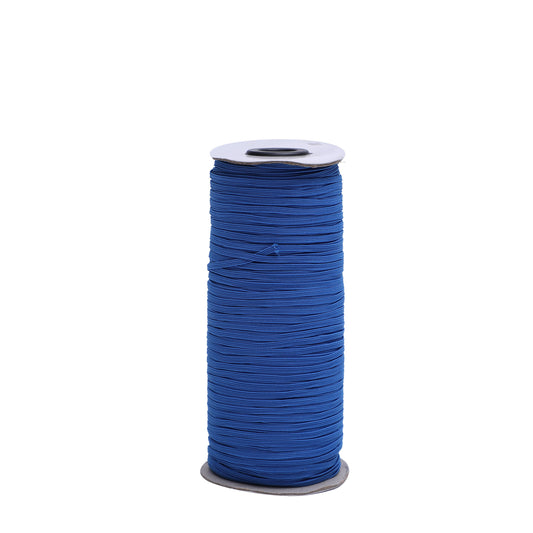 Royal Blue 1/8 inch Elastic Roll - Elastic for Face Mask - Skinny Elastic - Elastic by the yard Thin Elastic for Face Mask 3 mm Rope Cord