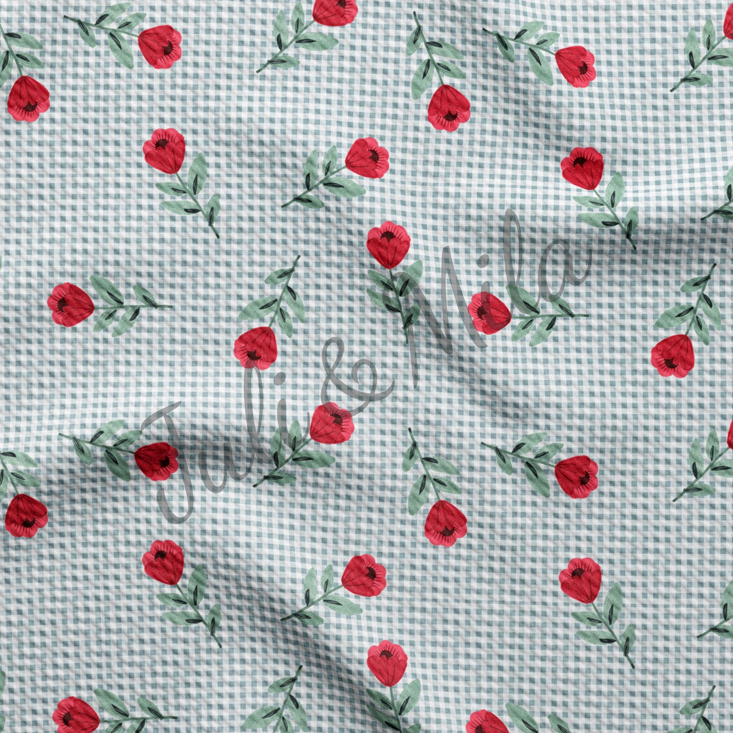 Bullet Textured Fabric  Floral57