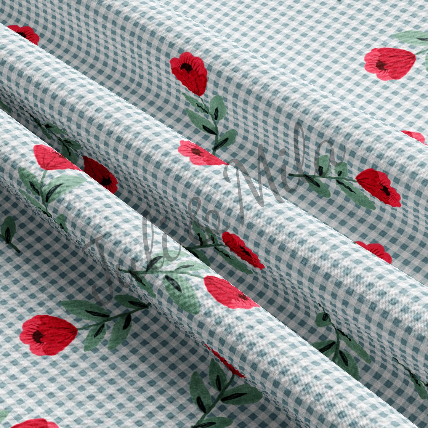 Bullet Textured Fabric  Floral57