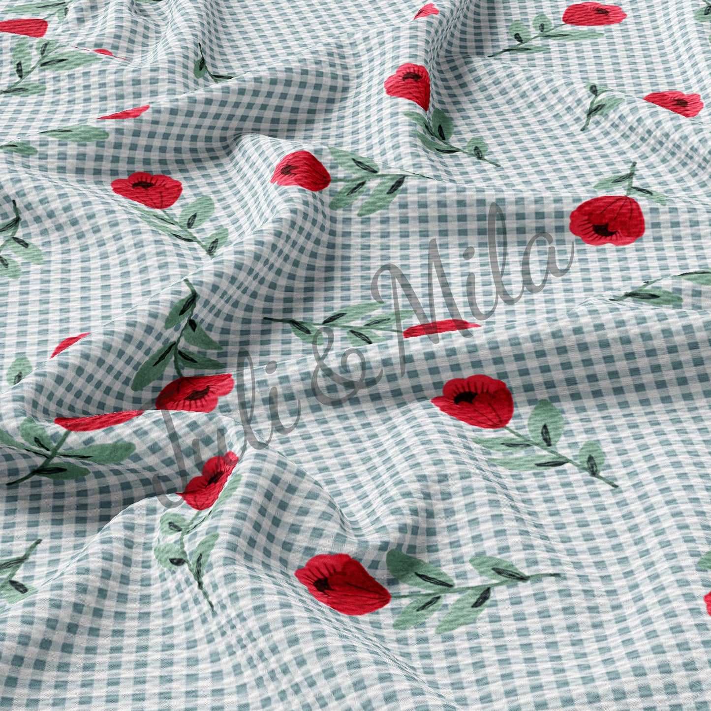 Bullet Textured Fabric  Floral57