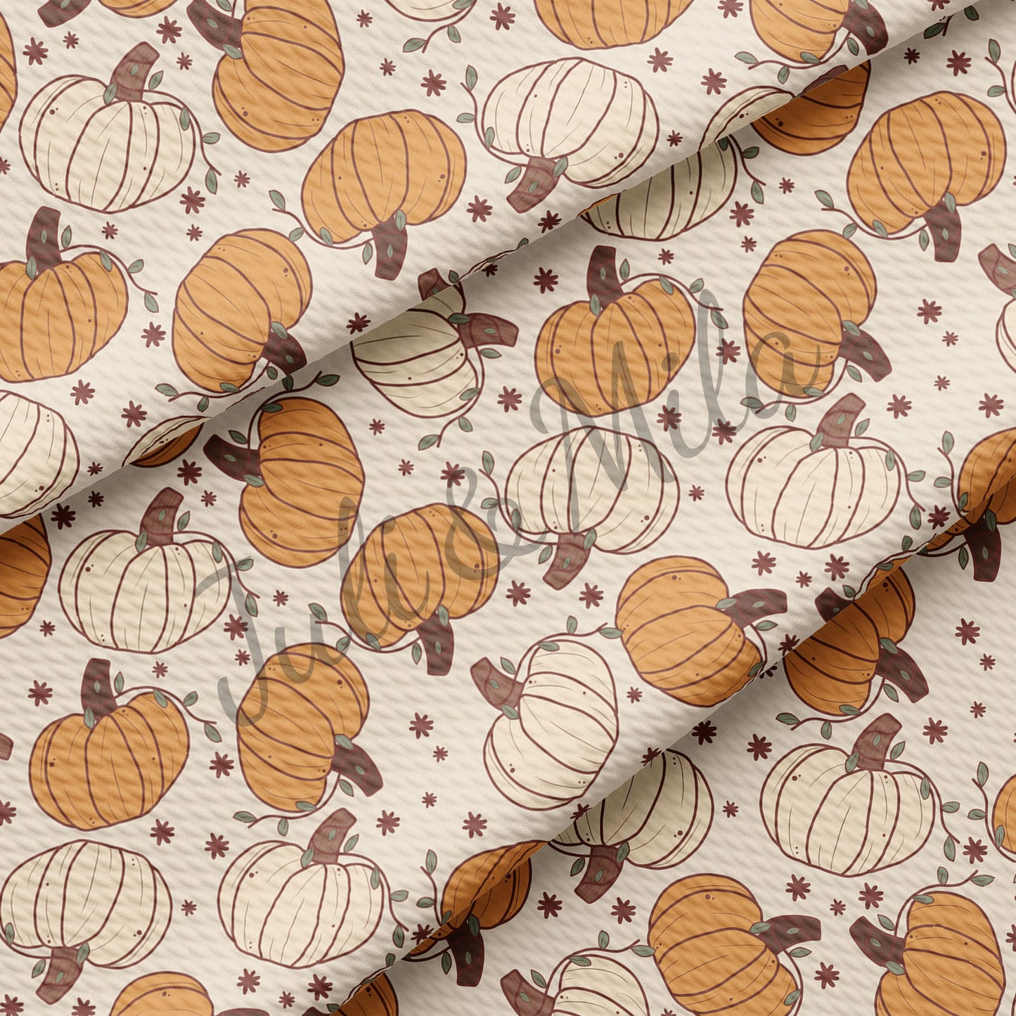 Pumpkin Bullet Textured Fabric AB12