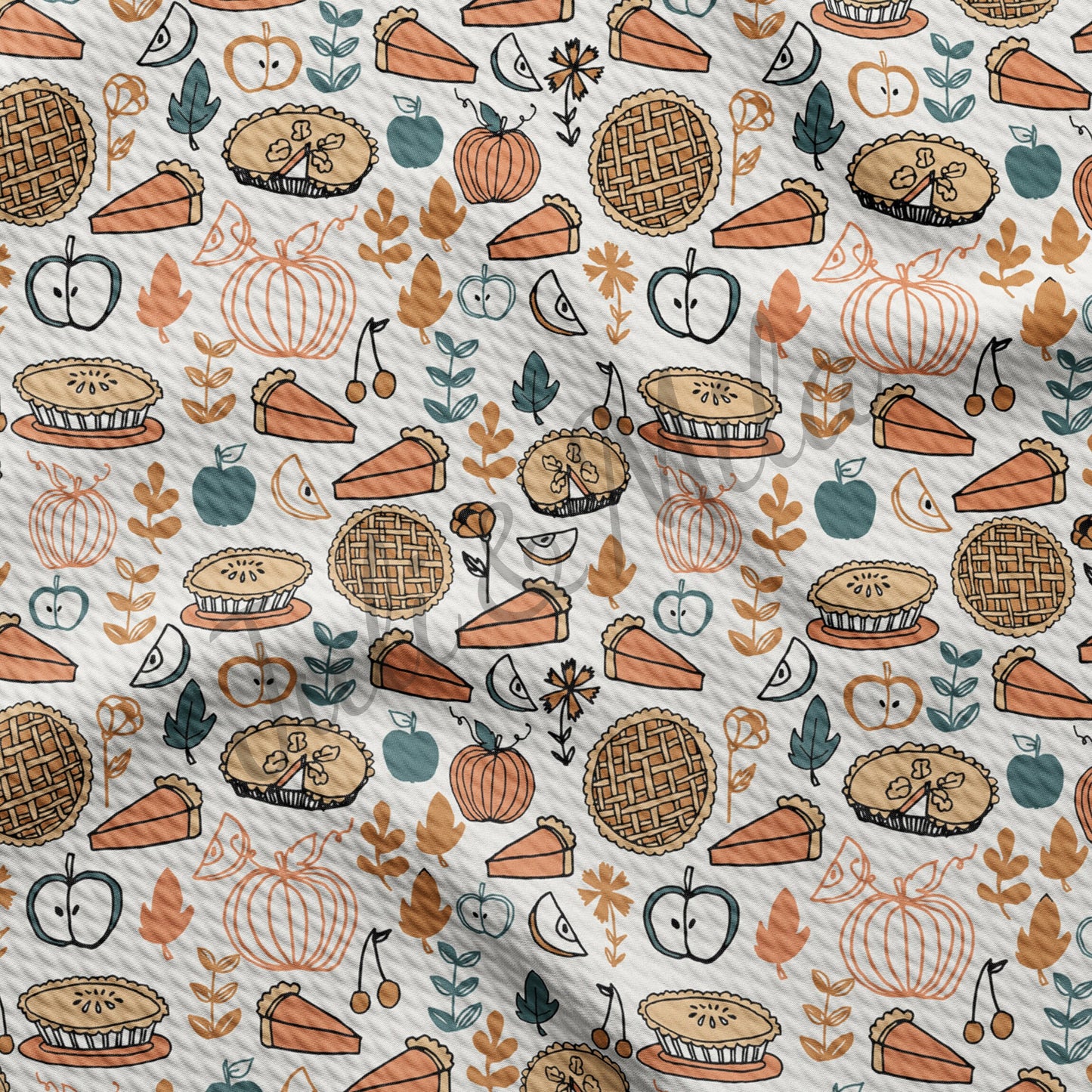 Thanksgiving Fall Bullet Textured Fabric AA525