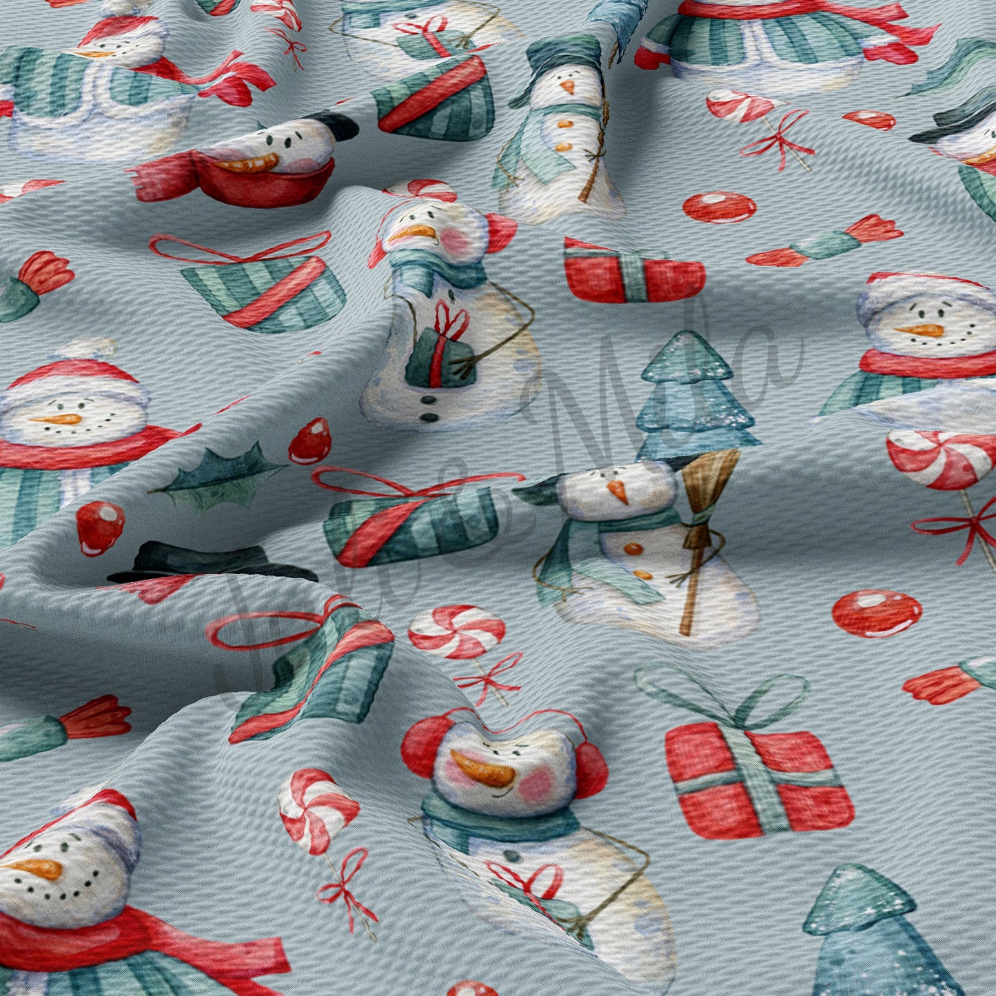 Christmas Bullet Fabric AC117