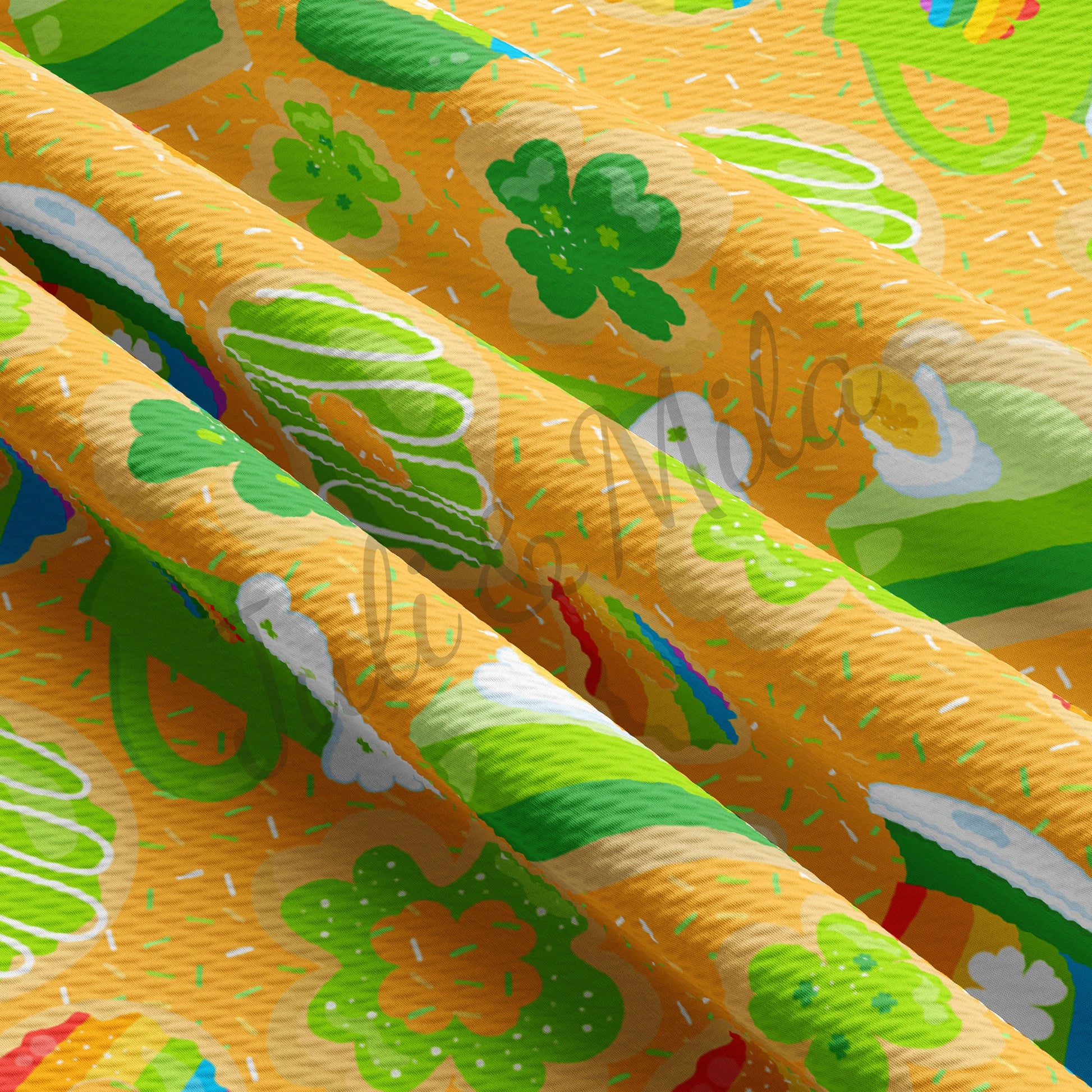 St. Patrick's day Bullet Fabric Patrick13 – Fabric4ever