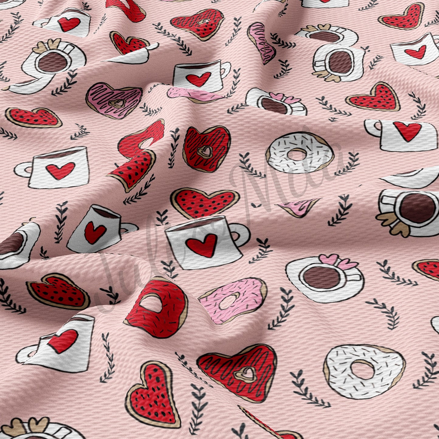 Valentine's Day Bullet Fabric VD49