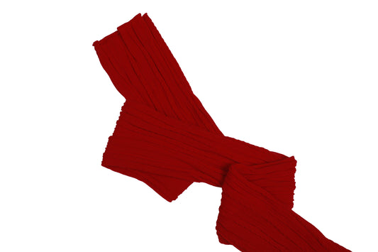 Red Stretch Braided Nylon Stretch Fabric Strips 3" x 44"