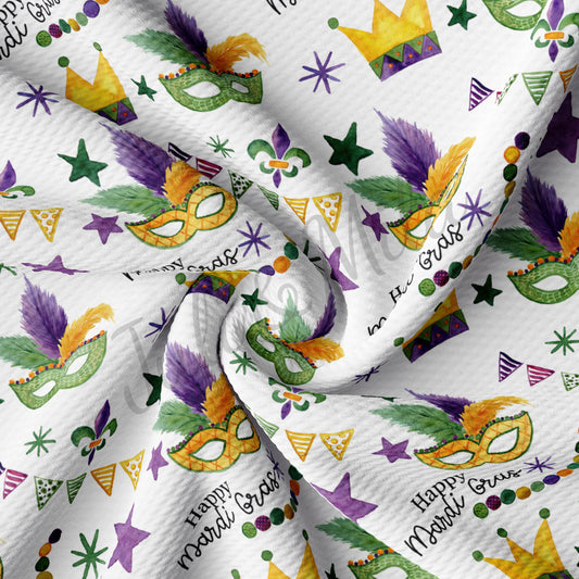 St. Patrick's Day Bullet Fabric mardigras