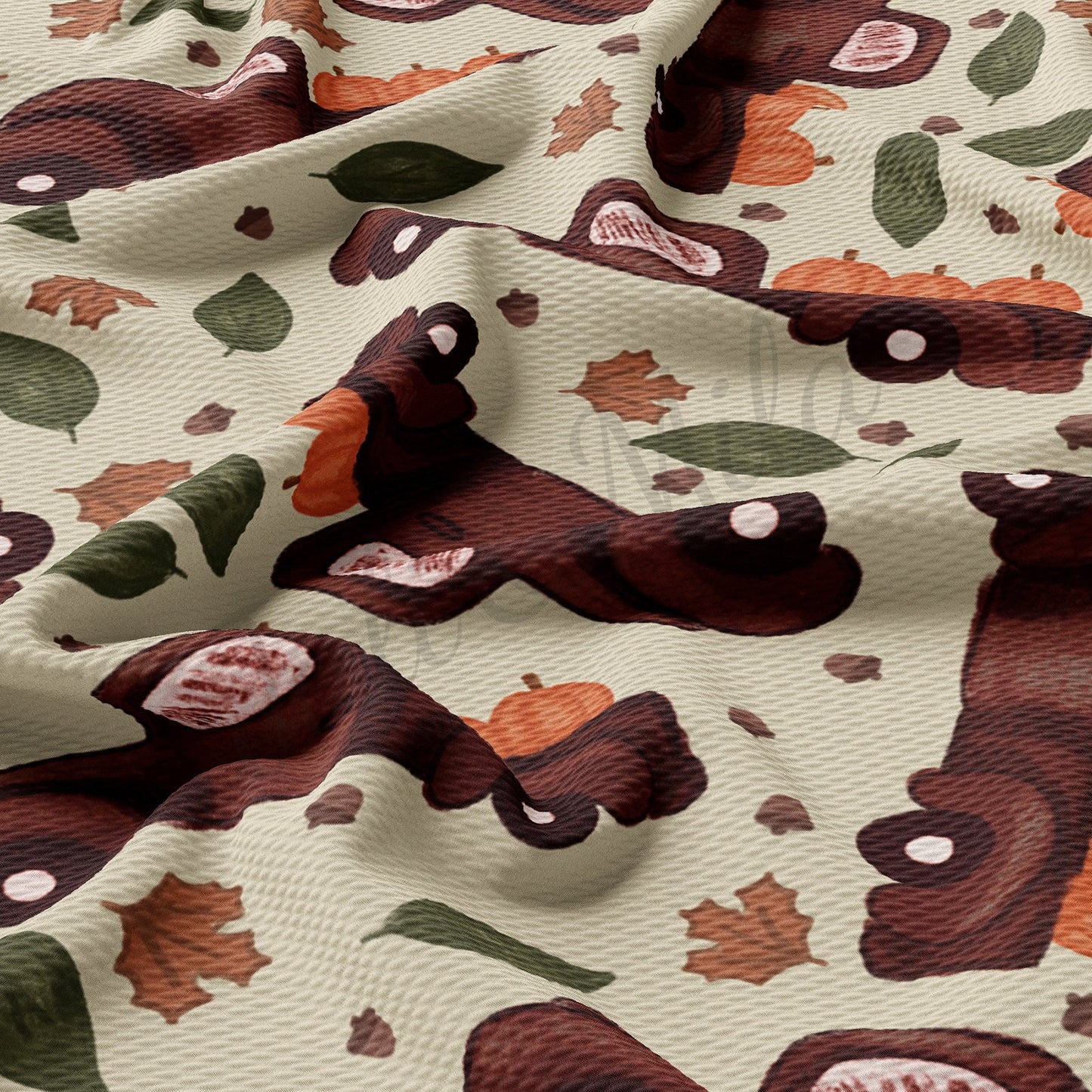 Fall Autumn Truck Pumpkin  Bullet Fabric AA731