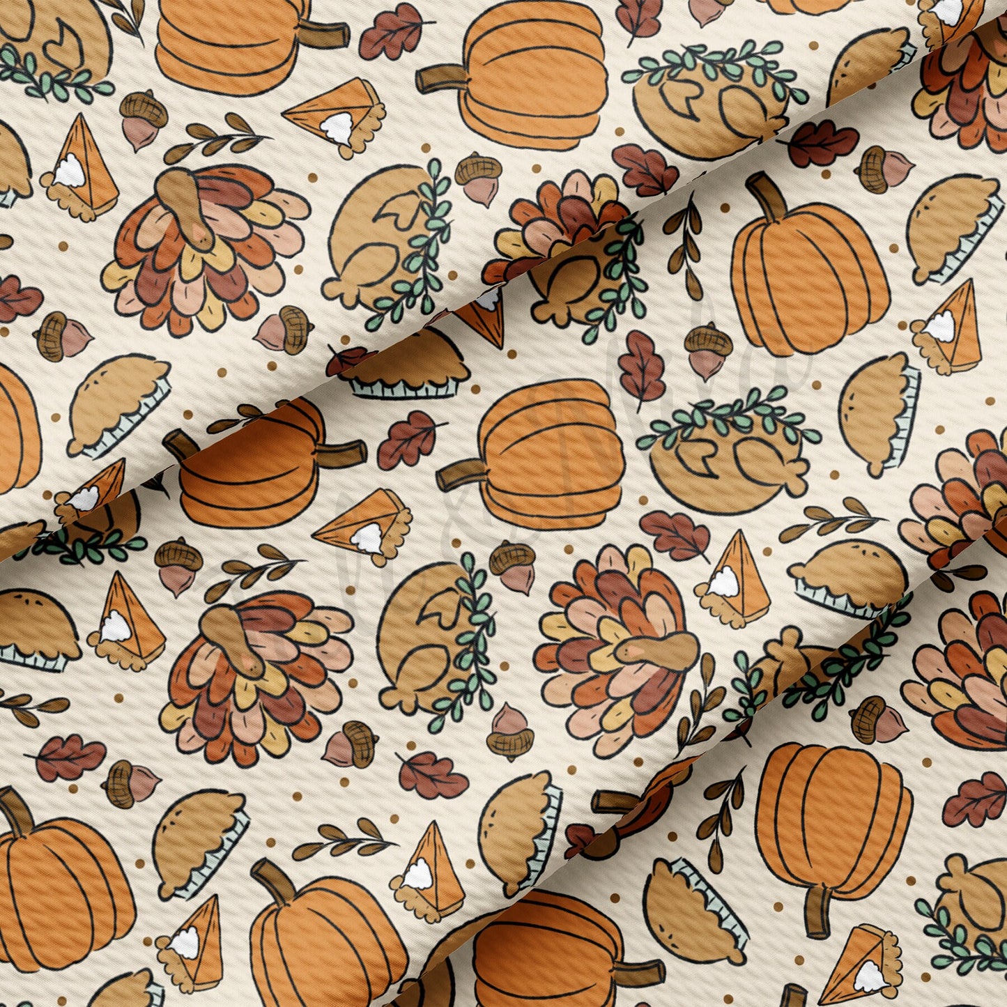 Pumpkin l Bullet Textured Fabric AA990