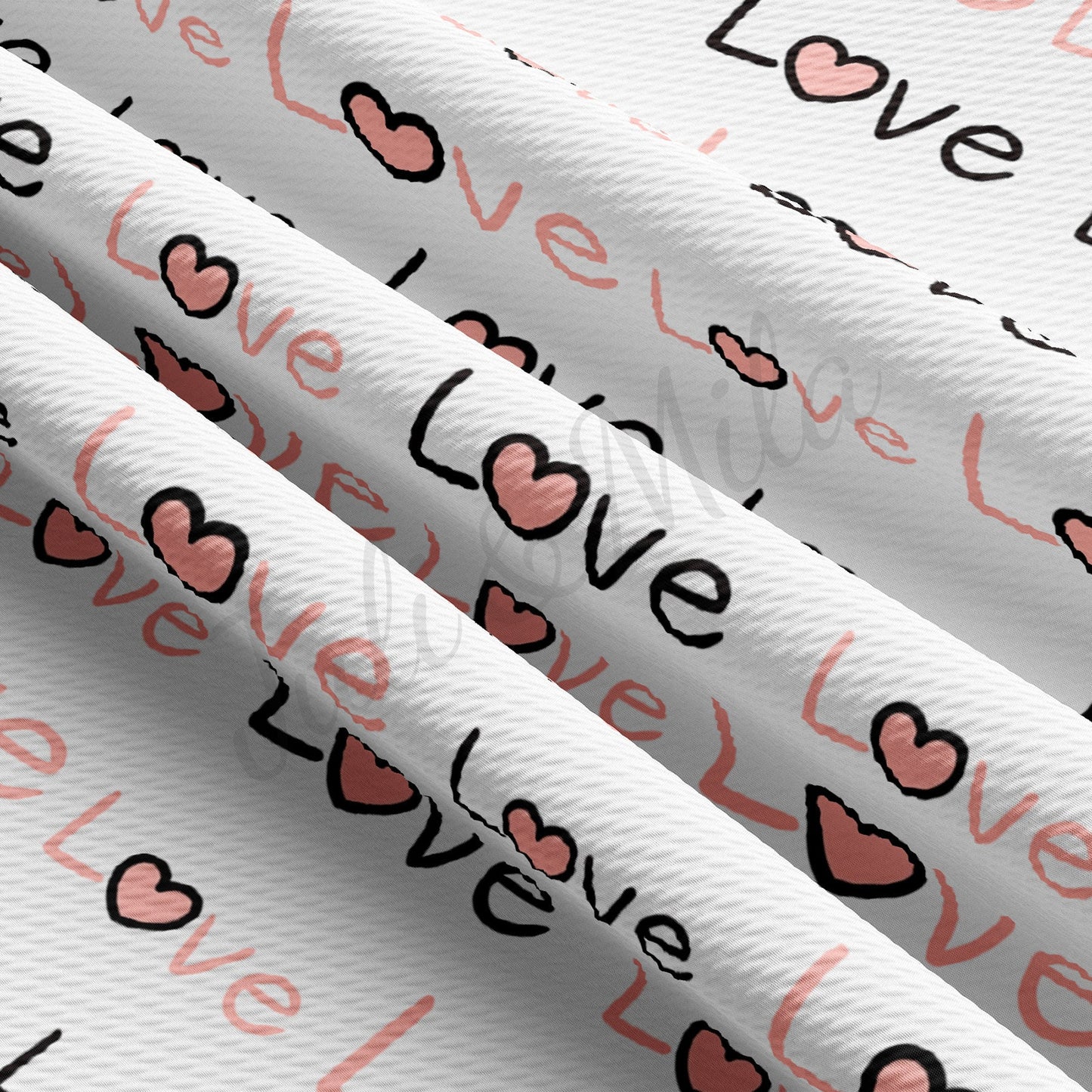 Valentines Day Bullet Textured Fabric  AA1043