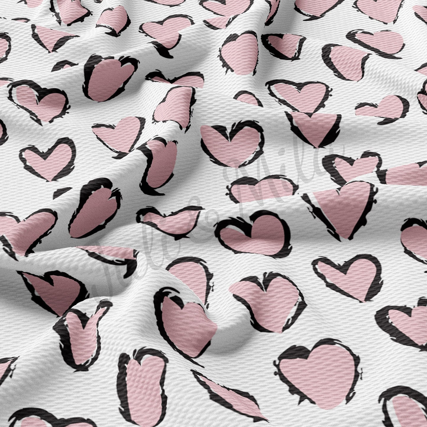 Valentines Day Bullet Textured Fabric  AA1054