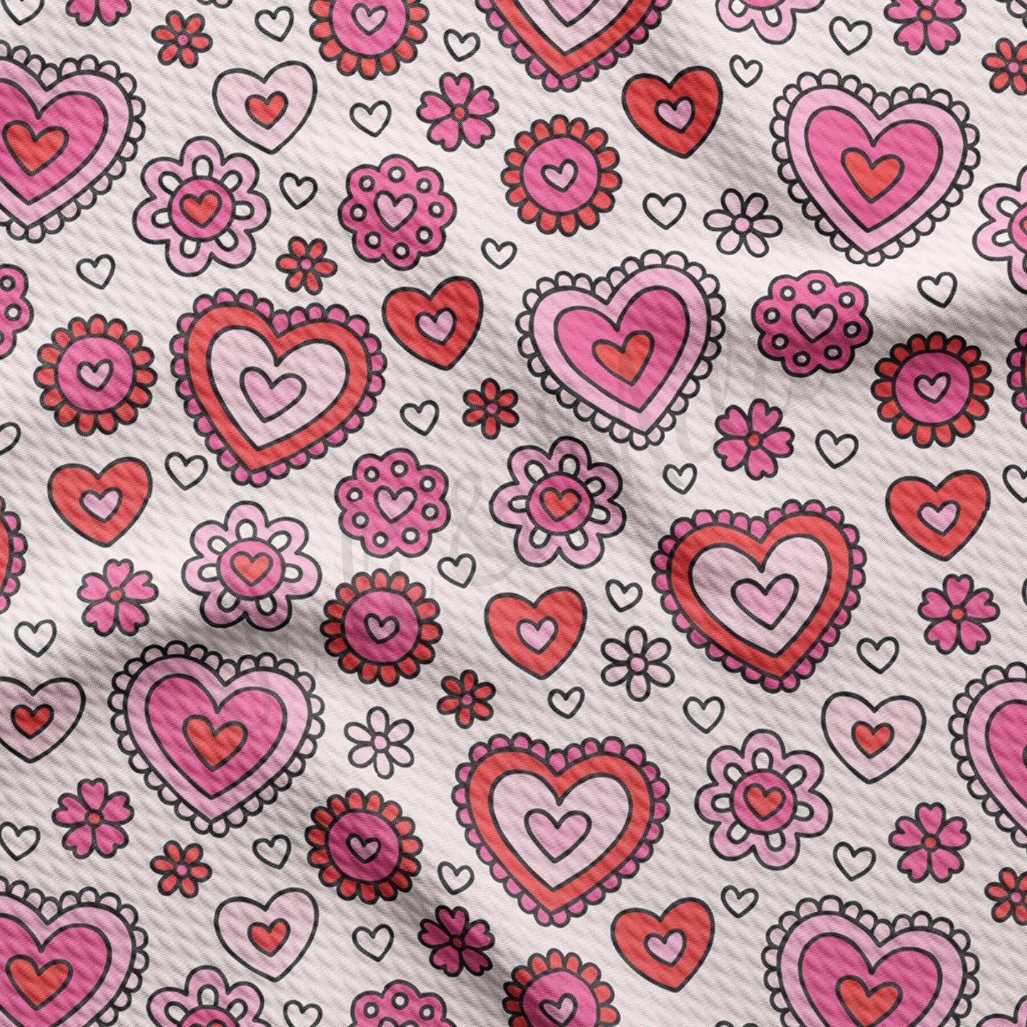 Valentines Day  Bullet Textured Fabric  AA951