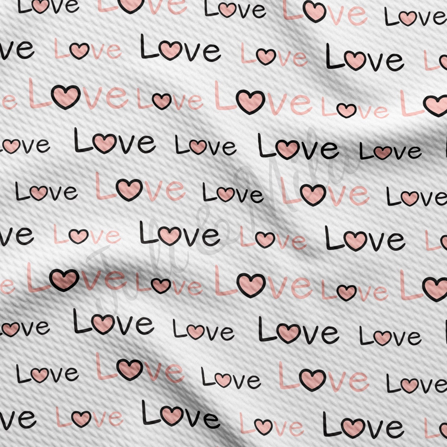 Valentines Day Bullet Textured Fabric  AA1043