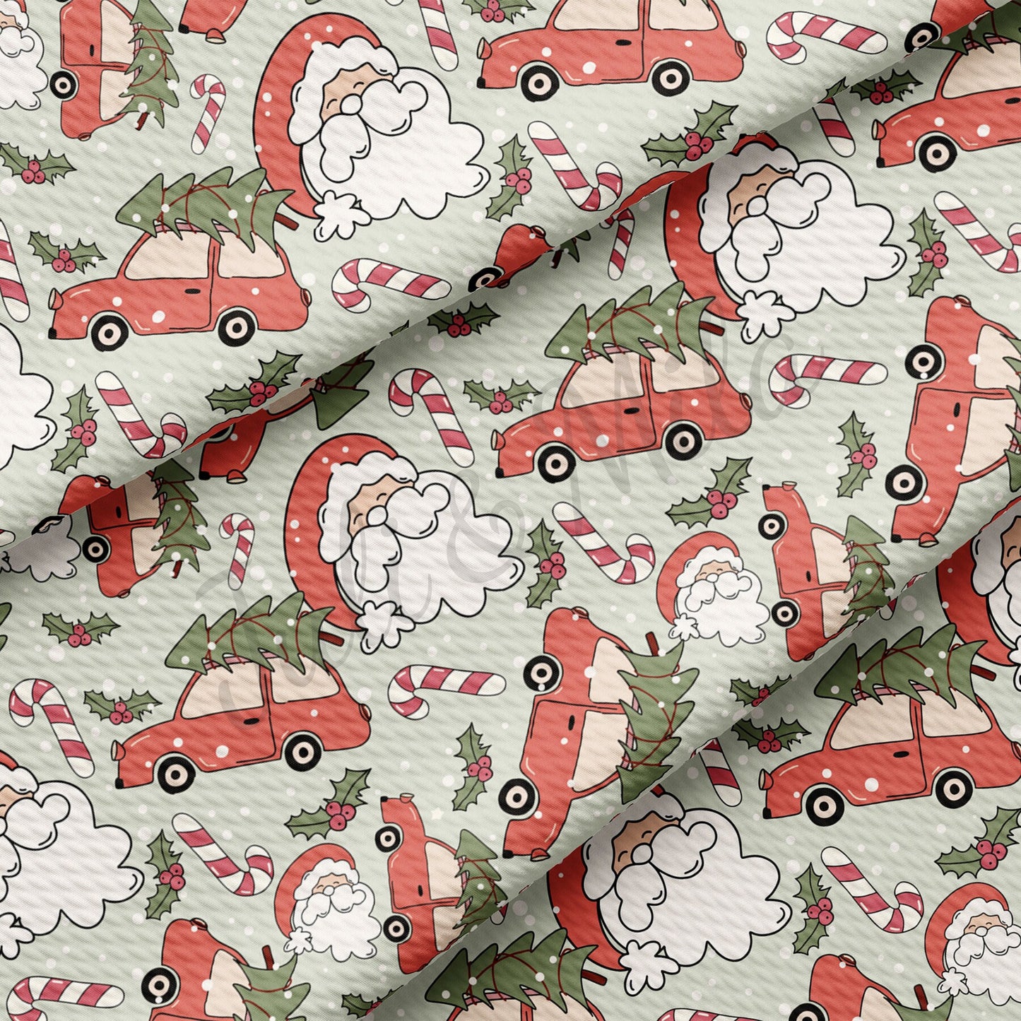 Christmas Cars  Bullet Textured Fabric  AA1073