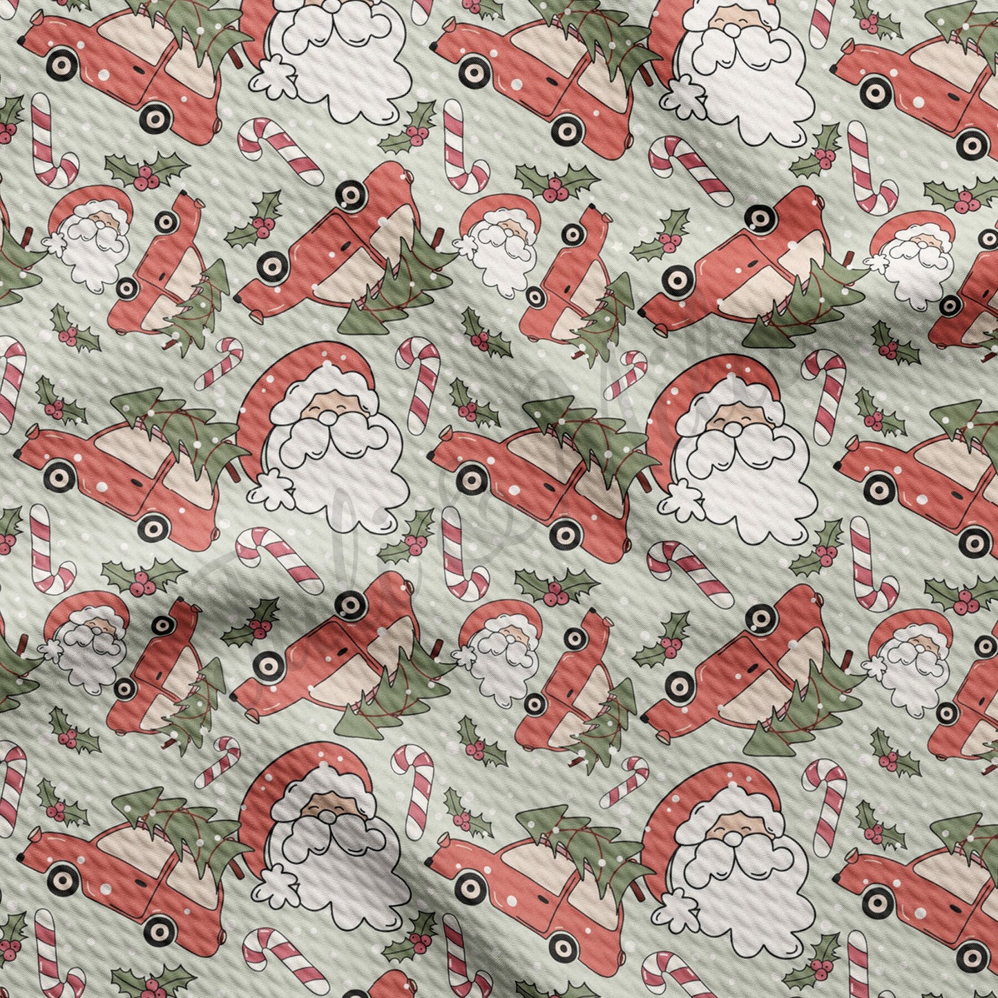 Christmas Cars  Bullet Textured Fabric  AA1073