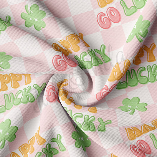 St. Patricks Day  Bullet Textured Fabric  AA1177